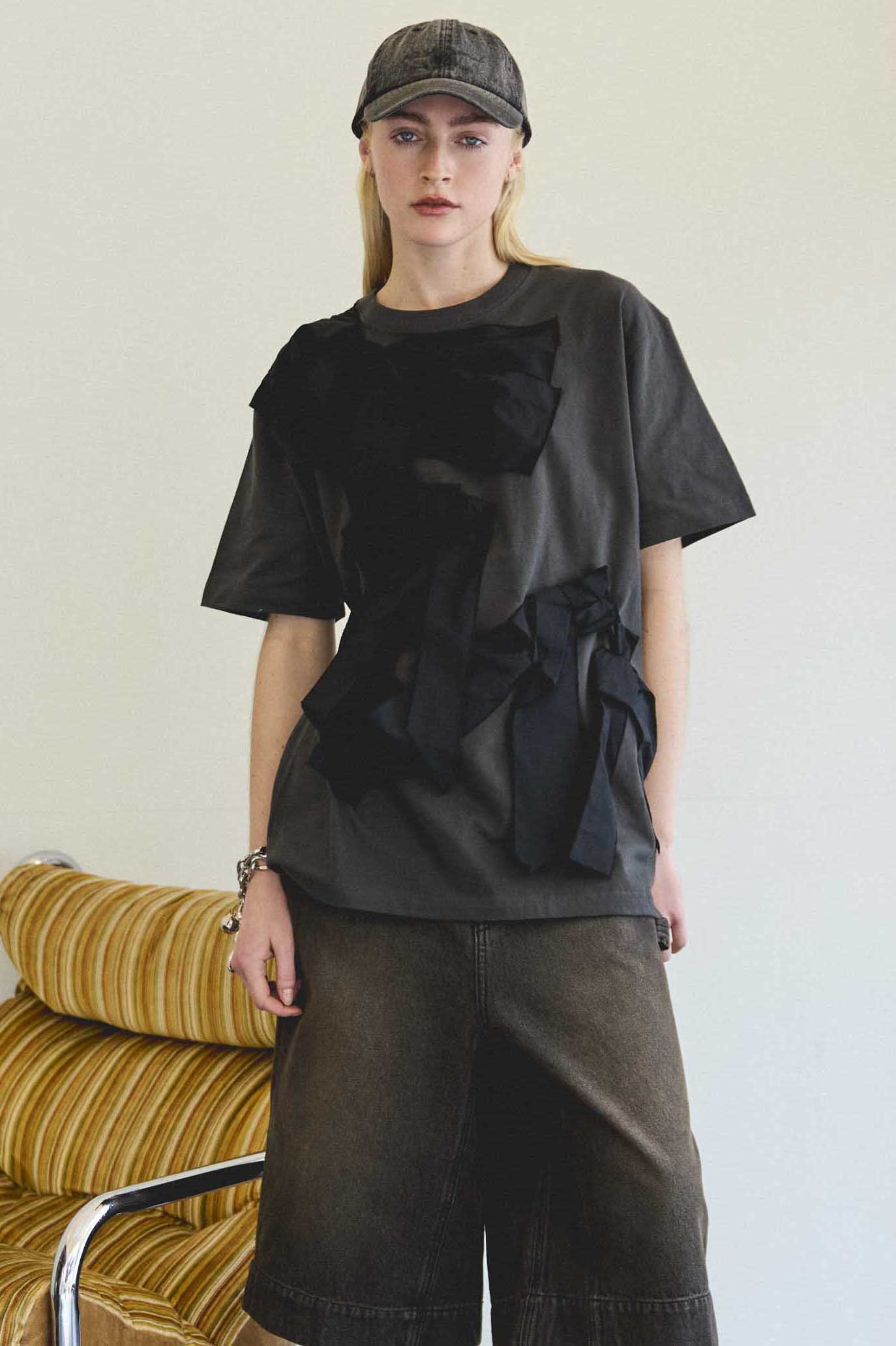 tシャツ Twisted Ribbon Oversize T-shirt/ツイステッドリボンオーバーＴシャツ「MAISON SPECIAL/メゾンスペ MAISON SPECIAL tシャツ Twisted Ribbon Oversize T-shirt