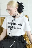 THE MOON T-shirt/THE MOON TEE
