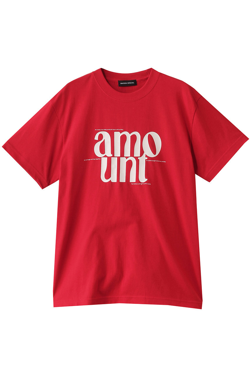 MAISON SPECIAL(メゾンスペシャル)｜【予約販売】amount T-shirt