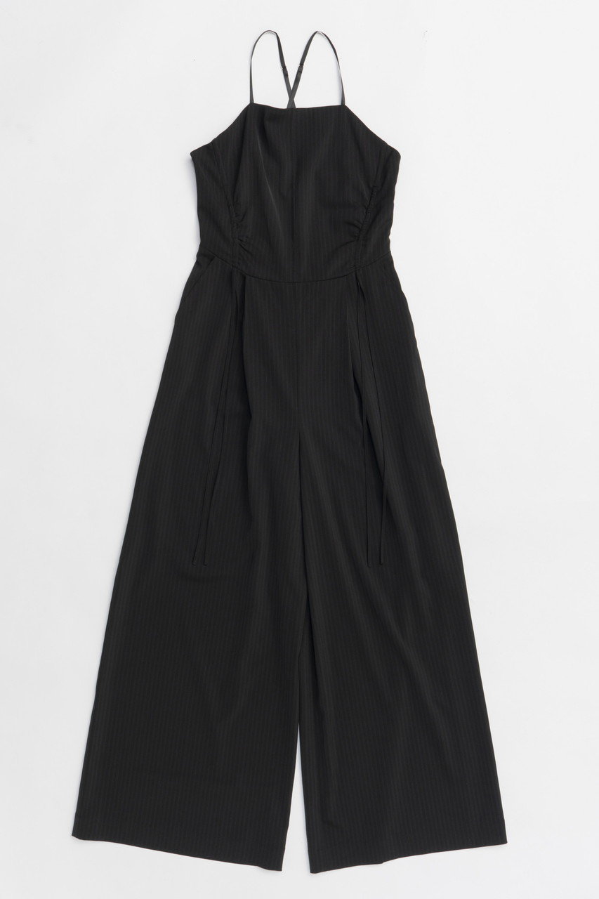 MAISON SPECIAL Shirring Back Open All-In-One/シャーリングバックオープンオールインワン (BLK(ブラック), 36) メゾンスペシャル ELLE SHOP MAISON SPECIAL Shirring Back Open All-In-One/シャーリングバックオープンオールインワン (BLK(ブラック), 36) メゾンスペシャル ELLE SHOP