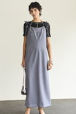 Back Open Scuba Dress/バックオープンスキューバワンピース
