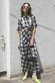 Twist Polo Shirt Dress/ツイストポロシャツワンピース