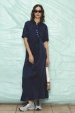 Twist Polo Shirt Dress/ツイストポロシャツワンピース