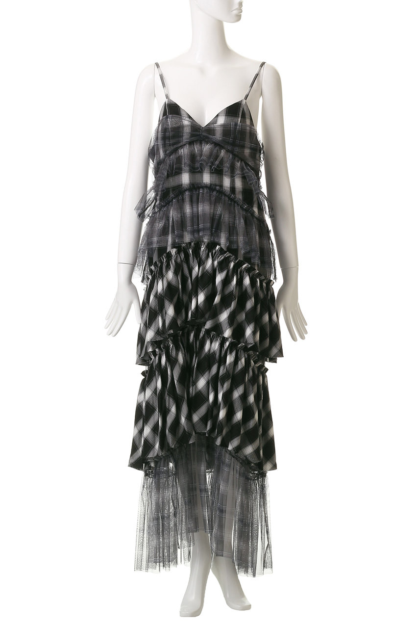 MAISON SPECIAL(メゾンスペシャル)｜Plaid Tiered Dress