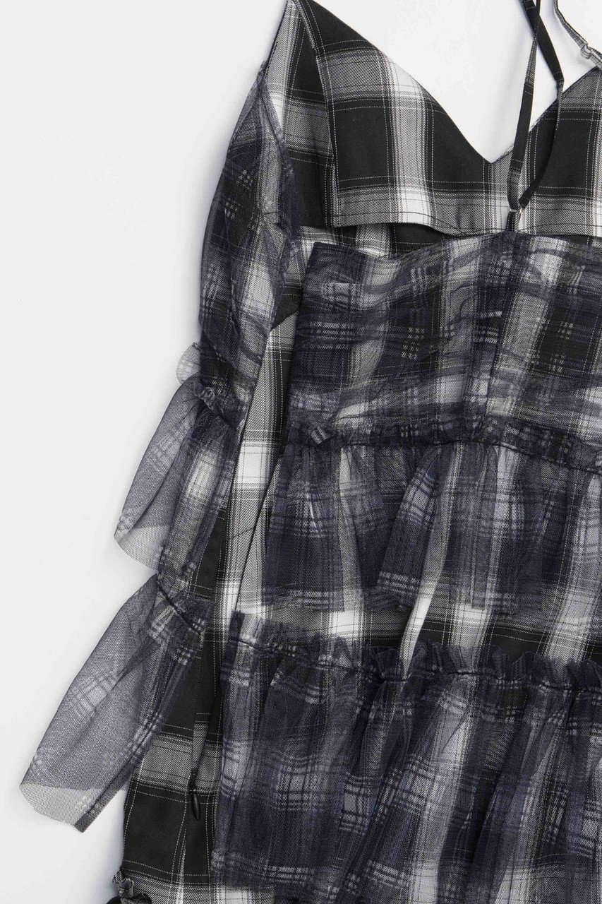 MAISON SPECIAL(メゾンスペシャル)｜Plaid Tiered Dress
