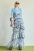 Plaid Tiered Dress/チェックティアードワンピース