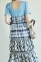 Plaid Tiered Dress/チェックティアードワンピース メゾンスペシャル/MAISON SPECIAL