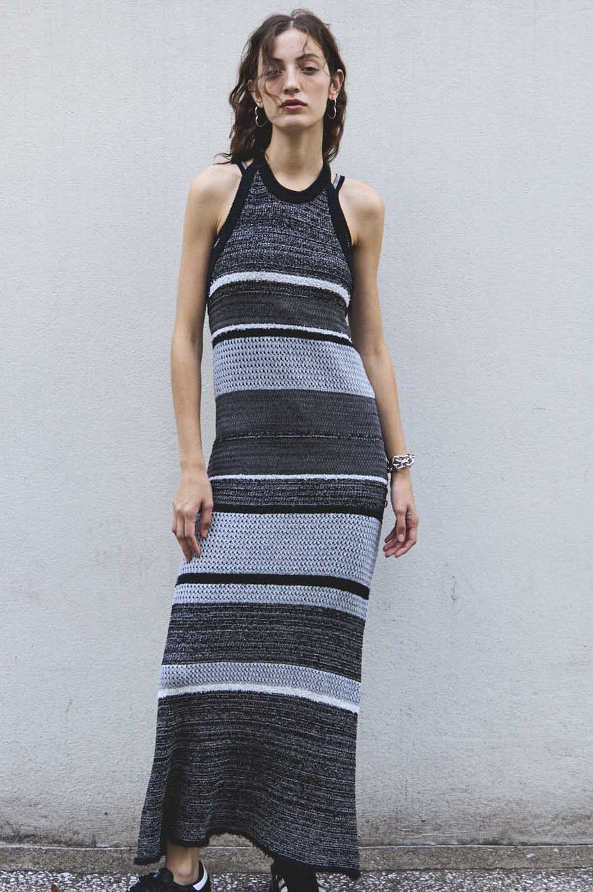 MAISON SPECIAL(メゾンスペシャル)｜Halter Neck Knit Dress