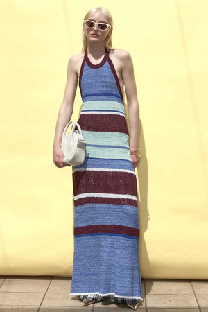 メゾンスペシャル/MAISON SPECIALのHalter Neck Knit Dress/ホルターネックニットワンピース(110500/110503)