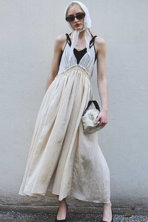 メゾンスペシャル/MAISON SPECIALのVolume Camisole Dress/ボリュームキャミワンピース(110500/110503)