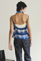 Plaid Halter Peplum Sheer Tops/チェックホルターペプラムシアートップス メゾンスペシャル/MAISON SPECIAL