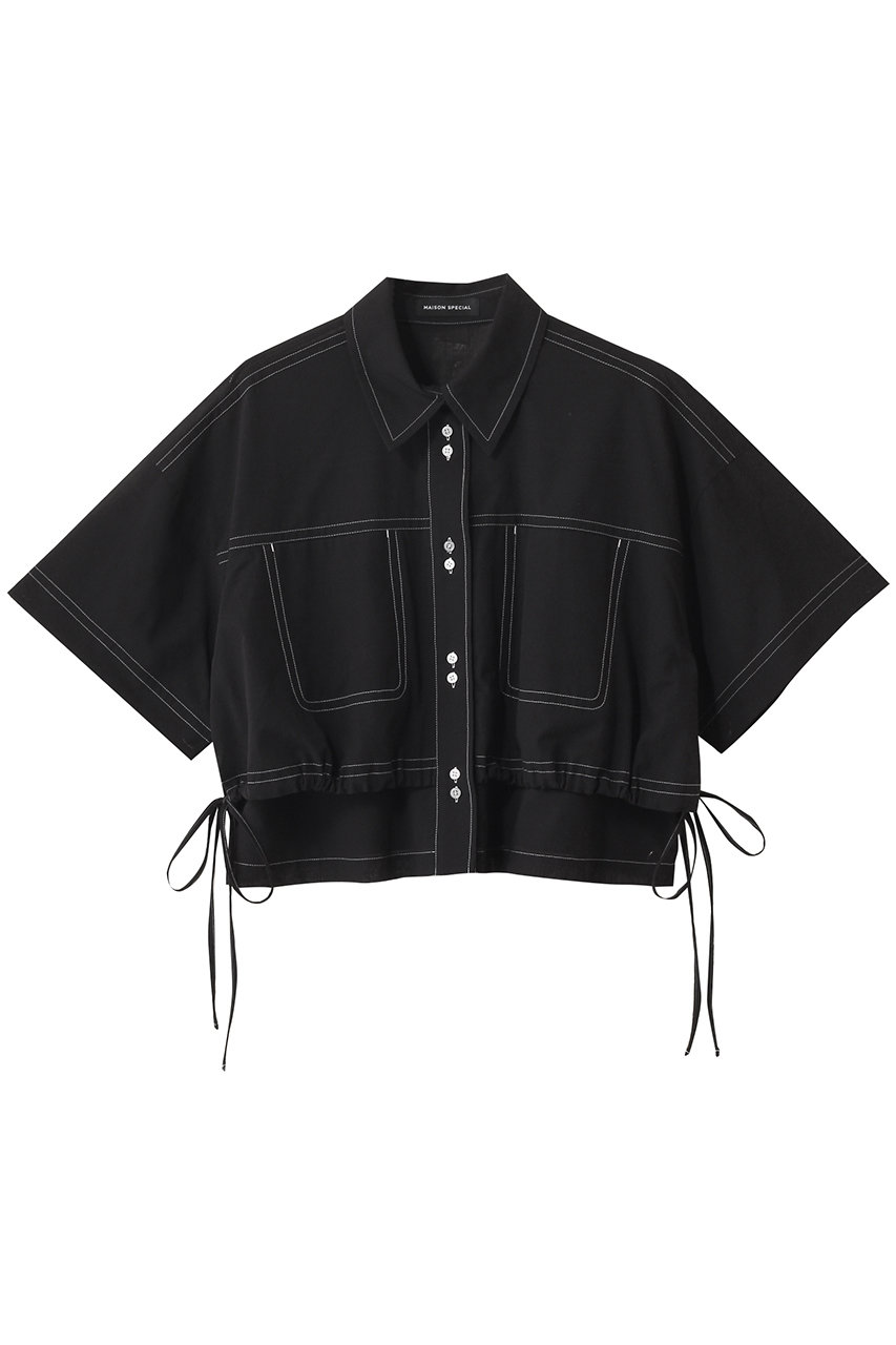 Color Stitch Short Shirt/カラーステッチショートシャツ