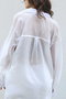 Sheer Docking Oversized Shirt/シアードッキングオーバーシャツ メゾンスペシャル/MAISON SPECIAL