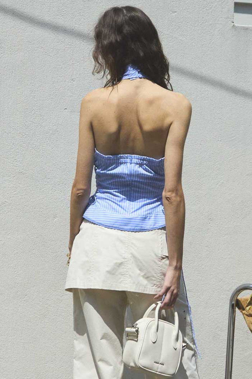 MAISON SPECIAL(メゾンスペシャル)｜Side Lace Up Halter Neck