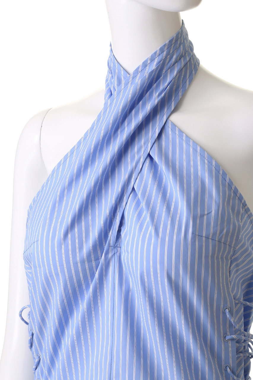 MAISON SPECIAL(メゾンスペシャル)｜Side Lace Up Halter Neck