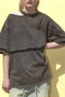 Shirring Embroidery Washed Big T-shirt/シャーリングエンブロイダリーウォッシュビッグTEE メゾンスペシャル/MAISON SPECIAL