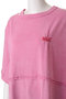 Shirring Embroidery Washed Big T-shirt/シャーリングエンブロイダリーウォッシュビッグTEE メゾンスペシャル/MAISON SPECIAL