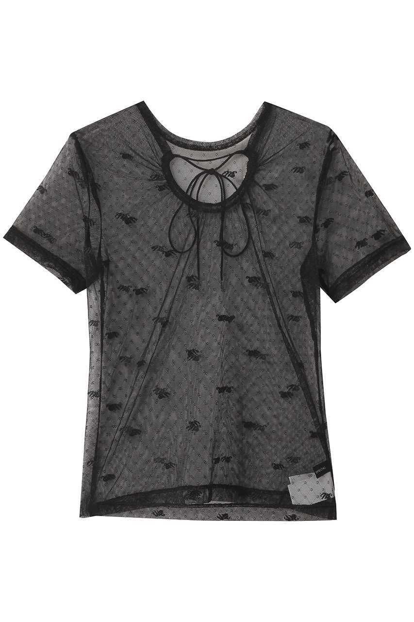 MAISON SPECIAL Embroidery Lace Tops/エンブロイダリーレーストップス (BLK(ブラック), FREE) メゾンスペシャル ELLE SHOP MAISON SPECIAL Embroidery Lace Tops/エンブロイダリーレーストップス (BLK(ブラック), FREE) メゾンスペシャル ELLE SHOP