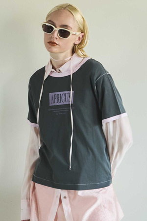 メゾンスペシャル/MAISON SPECIALのAPRICUS Ringer T-shirt/APRICUSリンガーTEE(110100/110102)