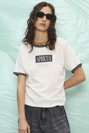 メゾンスペシャル/MAISON SPECIALのAPRICUS Ringer T-shirt/APRICUSリンガーTEE(110100/110102)