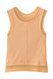 2way Neck Sheer Docking Tank Top/2WAYネックシアードッキングタンクトップ メゾンスペシャル/MAISON SPECIAL ORG(オレンジ)