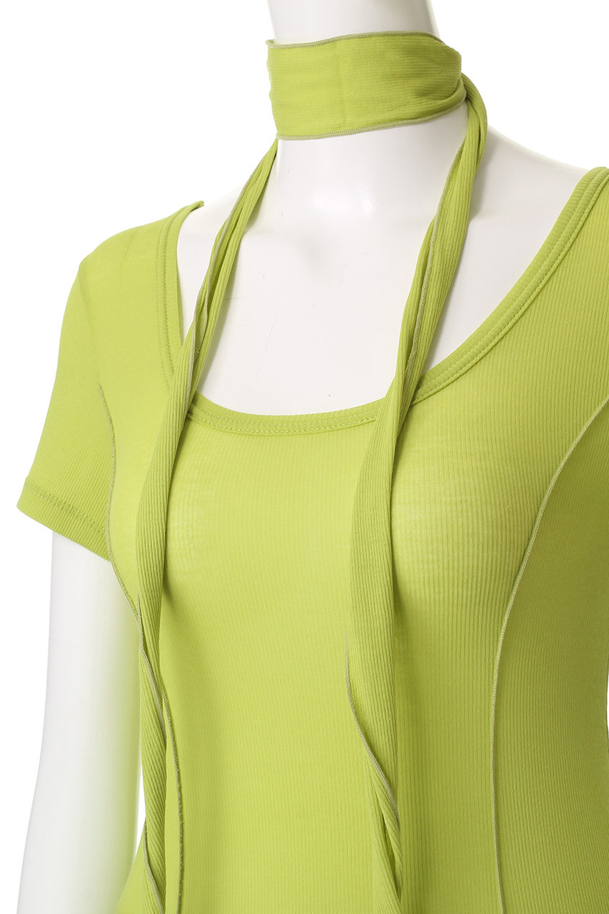 MAISON SPECIAL(メゾンスペシャル)｜With Tie Sheer Cotton T