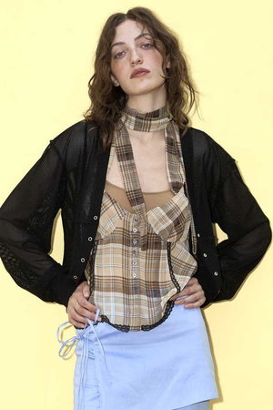 メゾンスペシャル/MAISON SPECIALのMesh Cardigan/メッシュカーディガン(110100/110104)