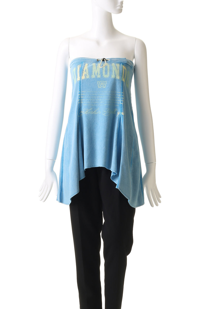 tシャツ 2way DIAMONDS Printed Bear Top/2WAY DIAMONDSプリントベアトップ「MAISON SPECIAL/メ 2way DIAMONDS Printed Bear Top/2WAY DIAMONDSプリントベア