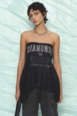 2way DIAMONDS Printed Bear Top/2WAY DIAMONDSプリントベアトップ