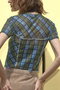 Panel Plaid T-shirt/パネルチェックTシャツ メゾンスペシャル/MAISON SPECIAL