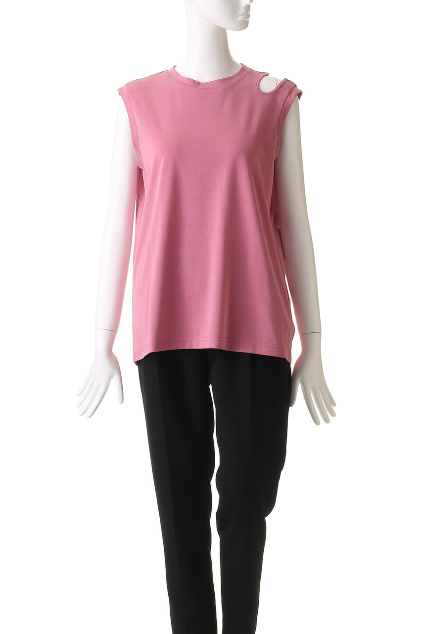 tシャツ Ribbon Bare Sleeveless TEE/リボンベアノースリーブTEE「MAISON SPECIAL/メゾンスペシャル」セット Ribbon Bare Sleeveless TEE/リボンベアノースリーブTEE【MAISON