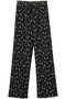 Small Flower Pleated Pants/スモールフラワープリーツパンツ メゾンスペシャル/MAISON SPECIAL BLK(ブラック)