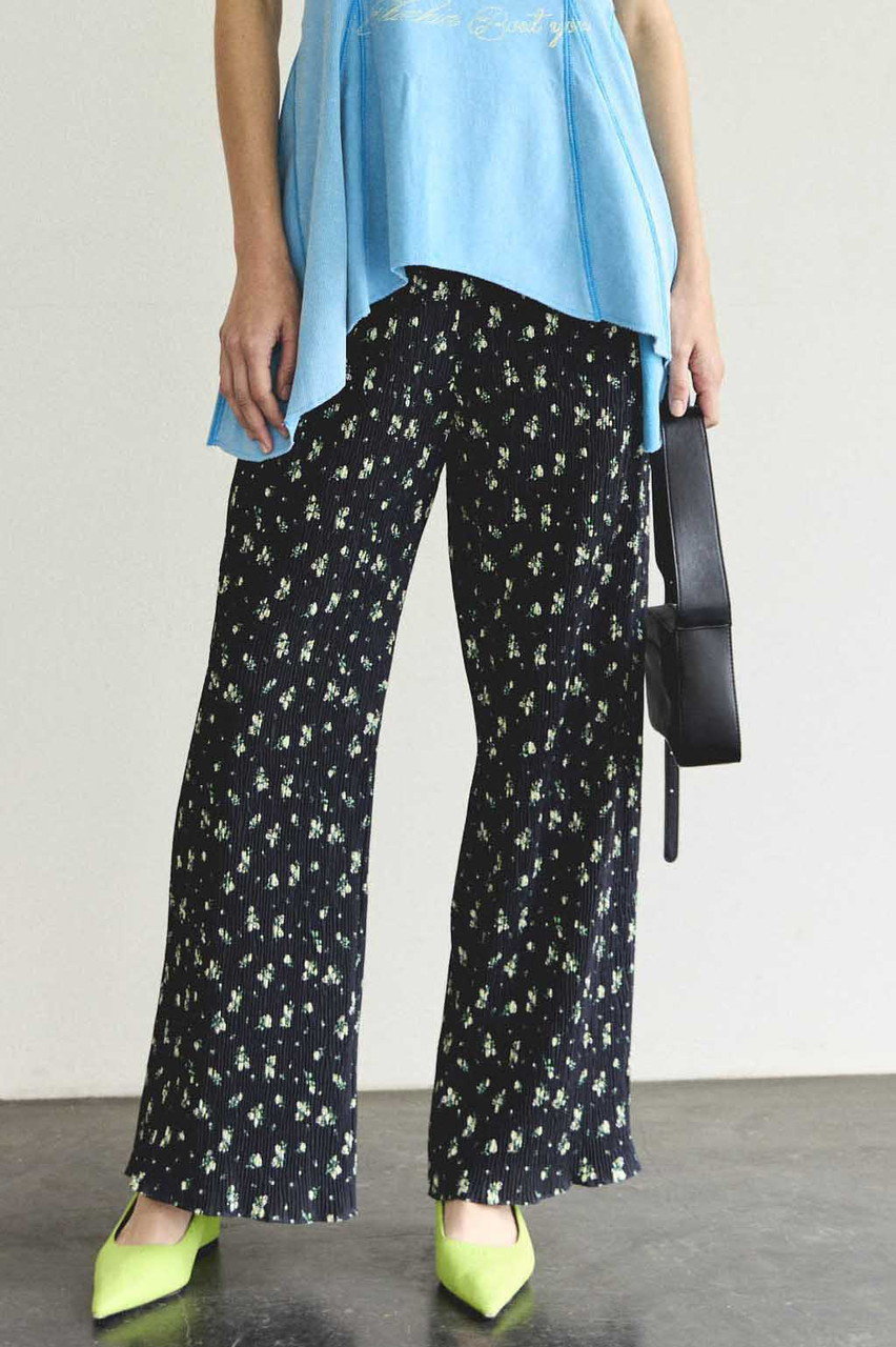 MAISON SPECIAL(メゾンスペシャル)｜Small Flower Pleated Pants