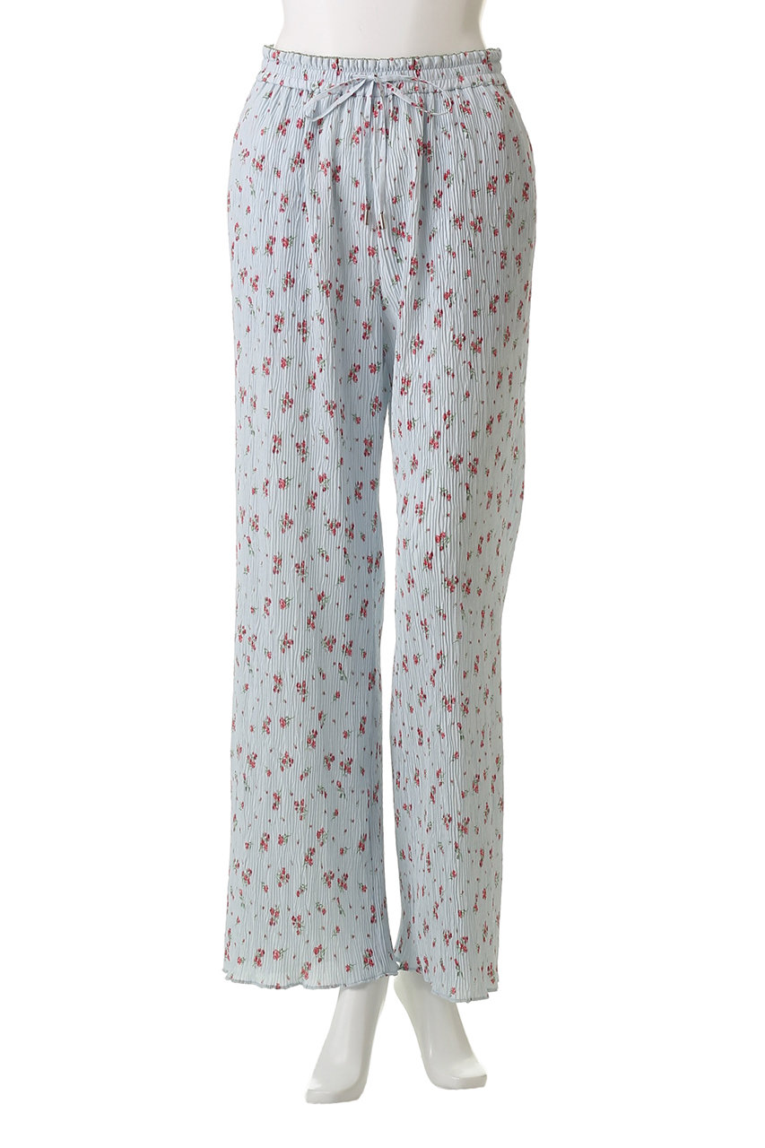 フラワープリーツイージーパンツMAISON SPECIAL/メゾンスペシャル36 MAISON SPECIAL パンツ Floral Pattern Pleated Easy Pants