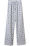 Small Flower Pleated Pants/スモールフラワープリーツパンツ メゾンスペシャル/MAISON SPECIAL BLU(ブルー)