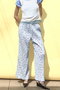 Small Flower Pleated Pants/スモールフラワープリーツパンツ メゾンスペシャル/MAISON SPECIAL