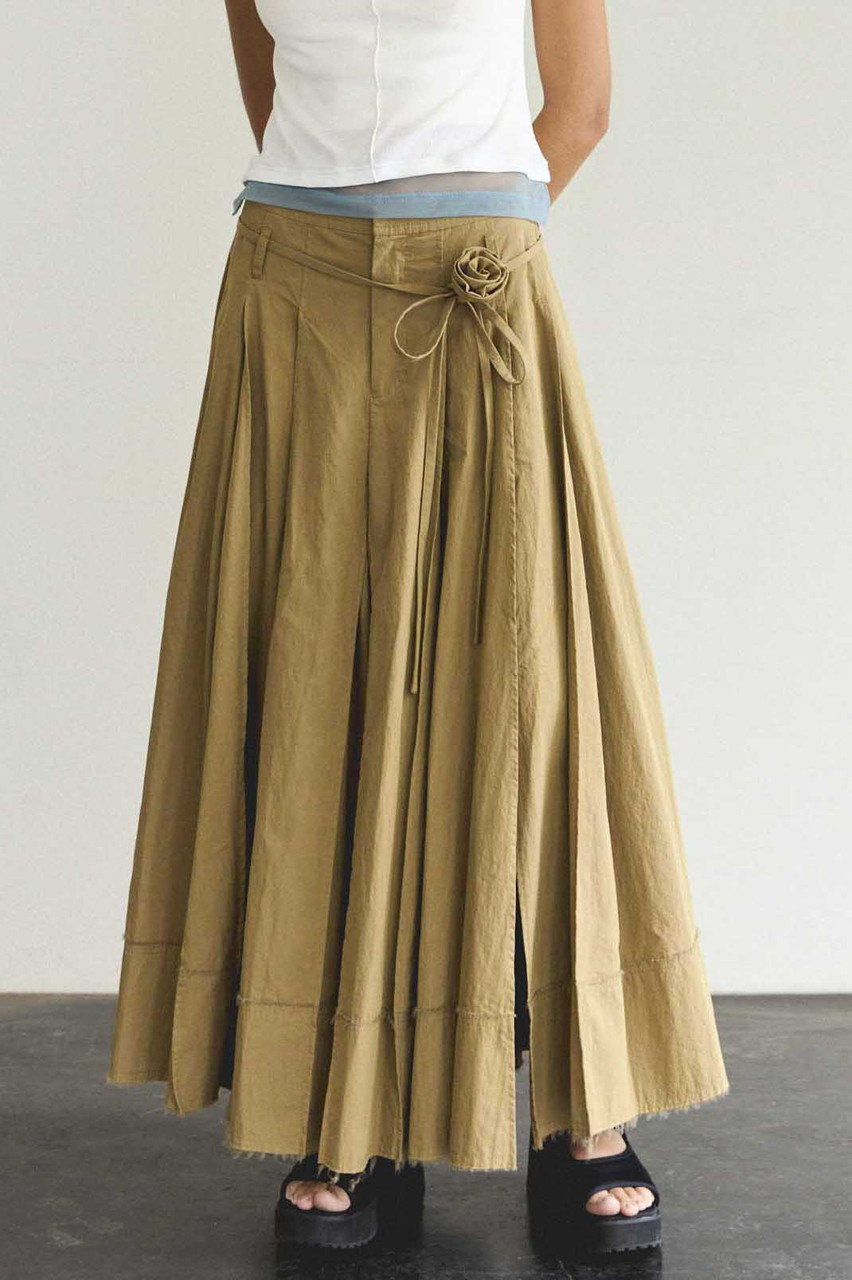 メゾンスペシャル　プリーツパンツ　maison special MAISON SPECIAL パンツ Pleated Skirt Layered Pants/プリーツ