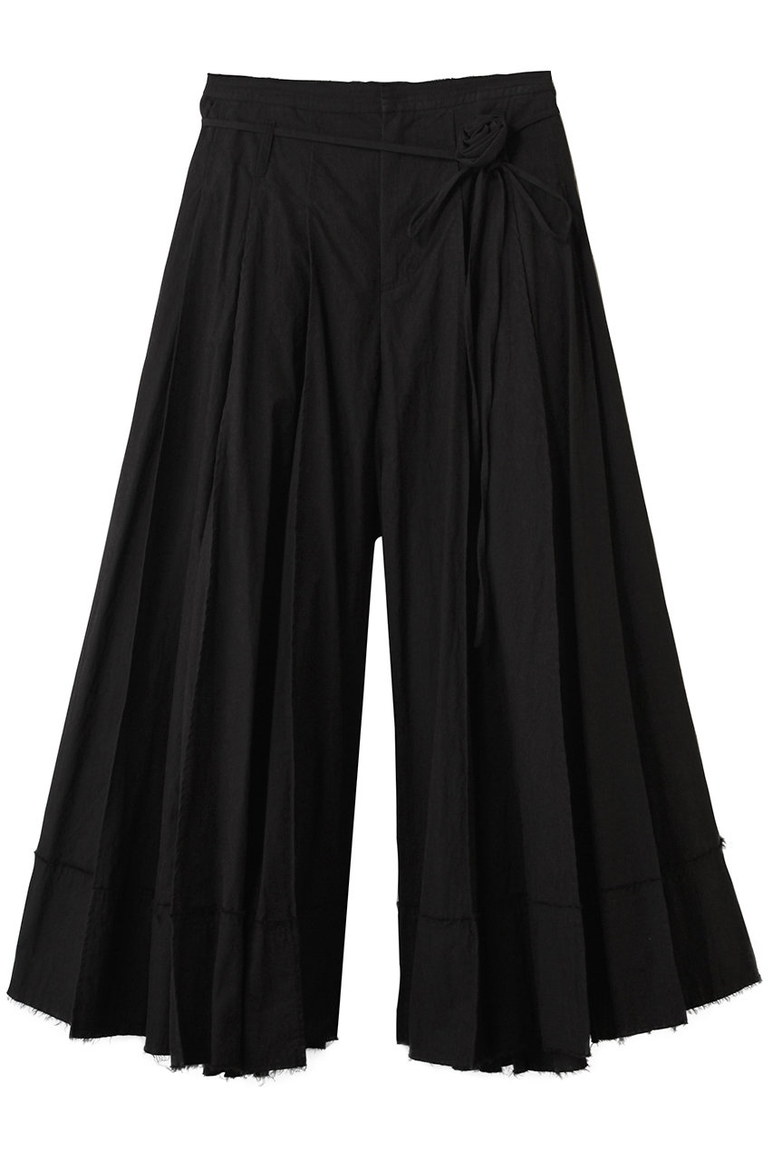 MAISON SPECIAL Pleated Cotton Pants/コットンプリーツパンツ (BLK(ブラック), 38) メゾンスペシャル ELLE SHOP MAISON SPECIAL Pleated Cotton Pants/コットンプリーツパンツ (BLK(ブラック), 38) メゾンスペシャル ELLE SHOP