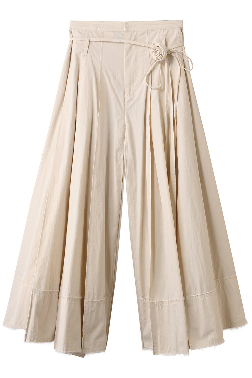 MAISON SPECIAL Pleated Cotton Pants/コットンプリーツパンツ (O.WHT(オフホワイト), 38) メゾンスペシャル ELLE SHOP MAISON SPECIAL Pleated Cotton Pants/コットンプリーツパンツ (O.WHT(オフホワイト), 38) メゾンスペシャル ELLE SHOP