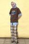 Side Pico Lace Sheer Plaid Pants/サイドピコレースシアーチェックパンツ メゾンスペシャル/MAISON SPECIAL