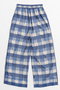 Side Pico Lace Sheer Plaid Pants/サイドピコレースシアーチェックパンツ メゾンスペシャル/MAISON SPECIAL