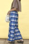 Side Pico Lace Sheer Plaid Pants/サイドピコレースシアーチェックパンツ メゾンスペシャル/MAISON SPECIAL