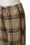 Side Pico Lace Sheer Plaid Pants/サイドピコレースシアーチェックパンツ メゾンスペシャル/MAISON SPECIAL
