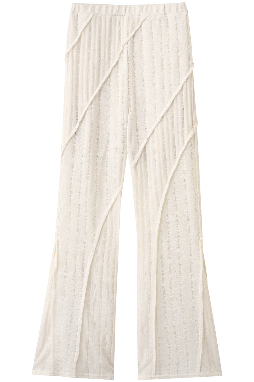 MAISON SPECIAL Multi Fabric Easy Flare Pants/マルチファブリックイージーフレアパンツ (WHT(ホワイト), 38) メゾンスペシャル ELLE SHOP MAISON SPECIAL Multi Fabric Easy Flare Pants/マルチファブリックイージーフレアパンツ (WHT(ホワイト), 38) メゾンスペシャル ELLE SHOP