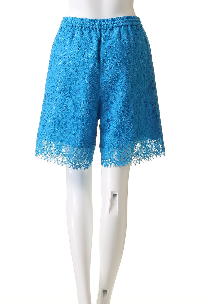 メゾンスペシャル　レースショートパンツ 青 MAISON SPECIAL(メゾンスペシャル)｜Lace Shorts/レースハーフ