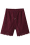 Lace Shorts/レースハーフパンツ メゾンスペシャル/MAISON SPECIAL BRD(ボルドー)
