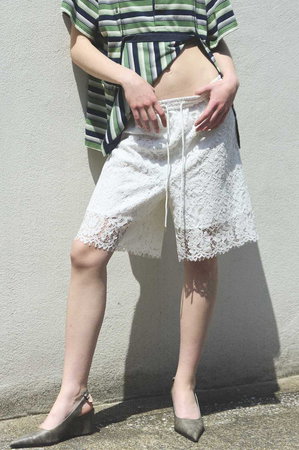 メゾンスペシャル/MAISON SPECIALのLace Shorts/レースハーフパンツ(110600/110603)