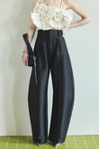 Cocoon Silhouette High Waist Pants/コクーンハイウエストパンツ