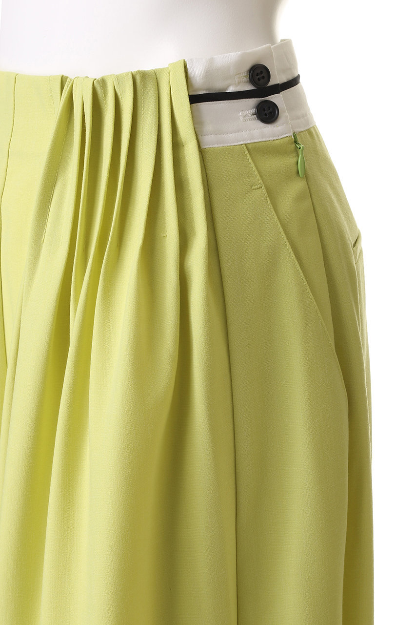 MAISON SPECIAL　スラックス　ブラック MAISON SPECIAL スラックス パンツ Two Tuck Barrel Trousers