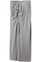 Ruffled Draped Maxi Skirt/フリルドレープマキシスカート メゾンスペシャル/MAISON SPECIAL L.GRY(ライトグレー)